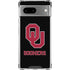University of Oklahoma Sooners Black Google Pixel 7a Clear Case